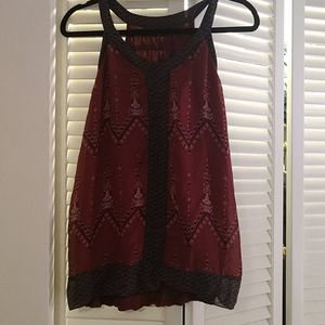 Bandana style print tank